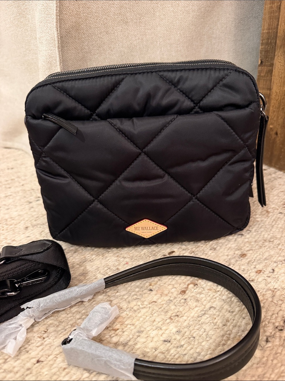 NWT MZ Wallace Madison Crossbody - Black - Picture 5 of 9